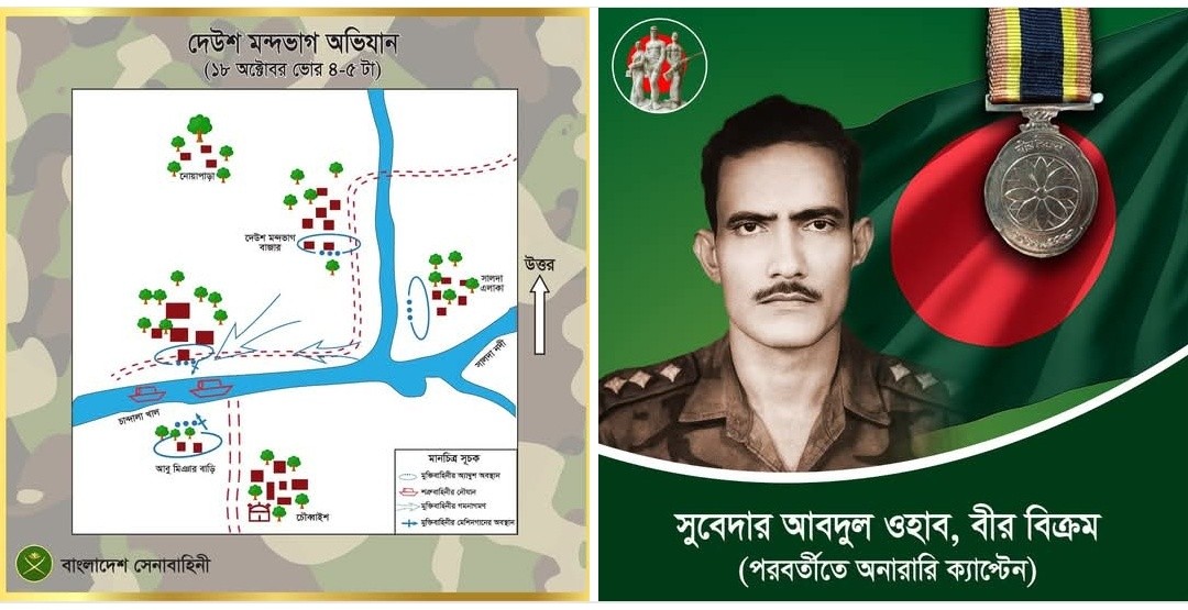 মহান মুক্তিযুদ্ধে বাংলাদেশ সেনাবাহিনী: দেউশ মন্দভাগ অভিযান