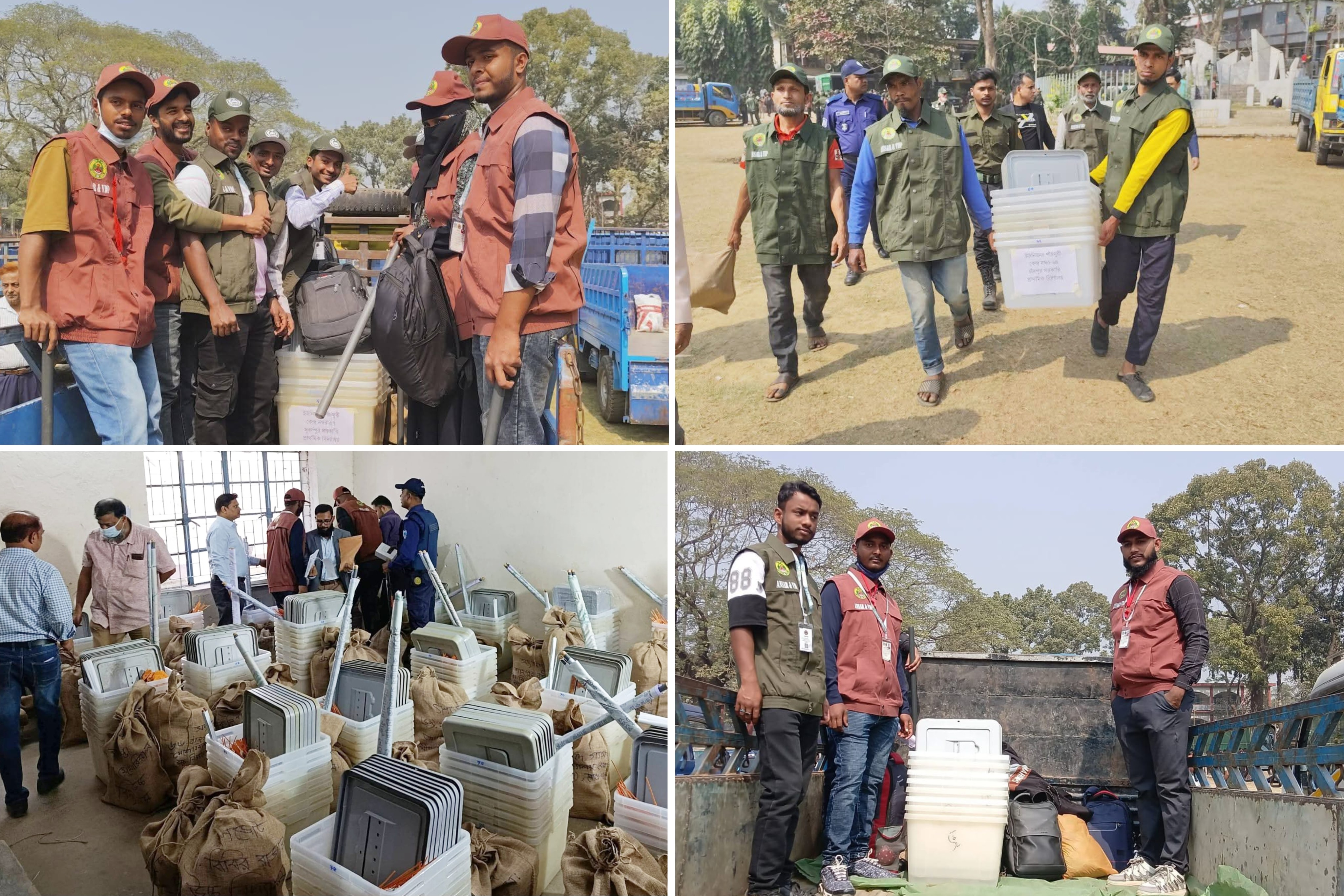 কুমিল্লার ১১ আসনে ১,৪৯১ কেন্দ্রে পৌঁছাচ্ছে ব্যালট ও ভোটের সরঞ্জাম