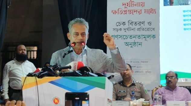 সড়ক দুর্ঘটনায় মৃত্যুর দায় রাষ্ট্রের:কুমিল্লায় সড়ক ও সেতুমন্ত্রী